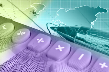 Map, graph and buildings