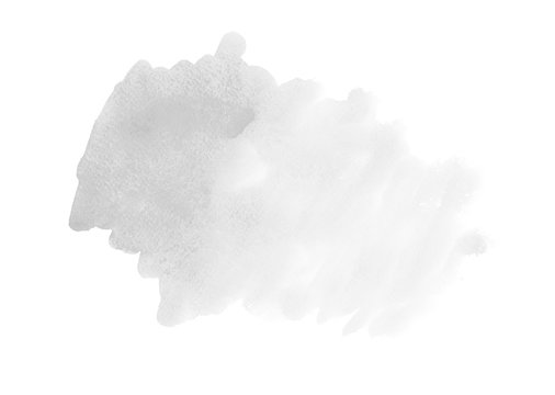 Abstract gray watercolor brush strokes painted background