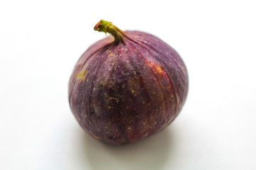 ripe Fig fruit isolated on white background