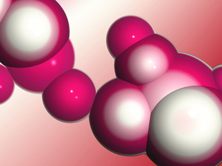 Beautiful abstract background for art projects, cards, business, posters. 3D illustration, computer-generated fractal