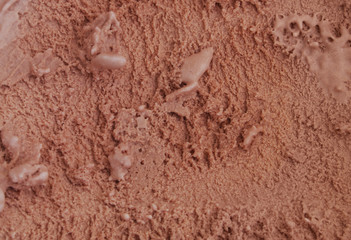 Chocolate ice cream background 
