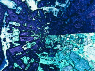 Beautiful abstract background for art projects, cards, business, posters. 3D illustration, computer-generated fractal