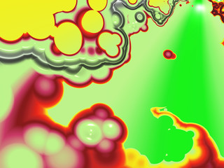 Beautiful abstract background for art projects, cards, business, posters. 3D illustration, computer-generated fractal