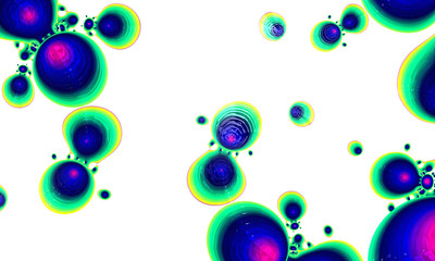 Beautiful abstract background for art projects, cards, business, posters. 3D illustration, computer-generated fractal