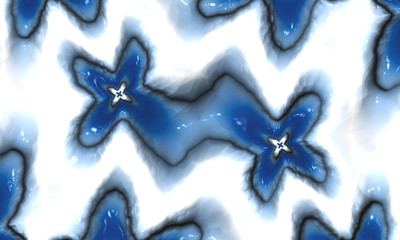 Beautiful abstract flower for art projects, cards, business, posters. 3D illustration, computer-generated fractal