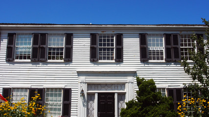 Provincetown, Cape Cod, Massachusetts, USA: historische Holzhäuser