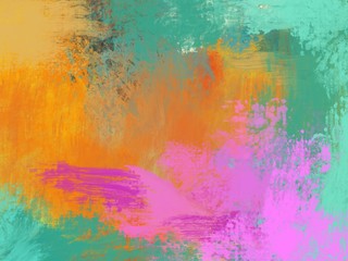 Obraz premium Hand drawn oil painting. Abstract art background. Oil painting on canvas. Color texture. Modern art. Contemporary art.