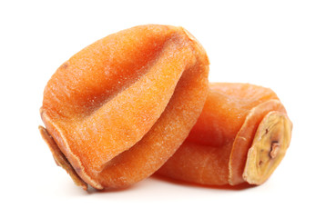 Dried persimmon. Leaf, object.