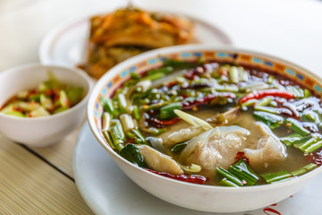 soup with vegetables