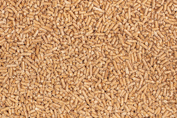 detail of natural wood pellets background