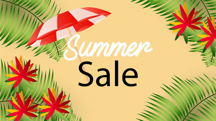 Obraz premium Summer Sale Banner Background