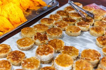 Thai desserts in the market