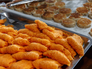 Thai desserts in the market