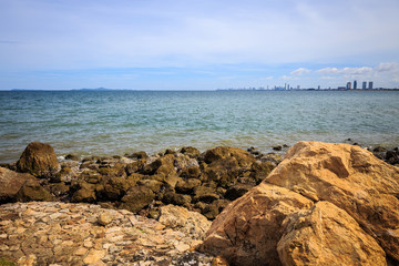 Asian tropical beach paradise in Thailand