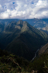panoramic view of the mountains