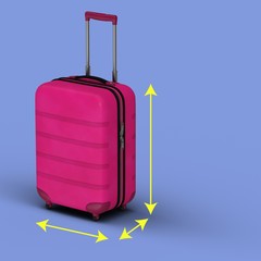 carry-on bag, carry onboard bag, Plastic Luggage, SuitCase