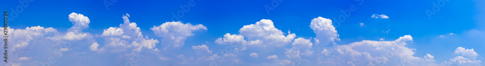 Canvas Prints blue sky with tiny clouds. panorama