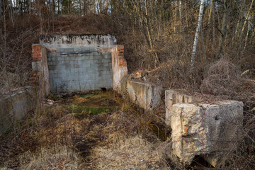 Abandoned iron mine in Nizna Slana, Sovakia