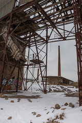 Abandoned factory in Kosice, Slovakia