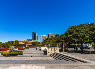 View of downtown area in Sydney, Australia, 2019.