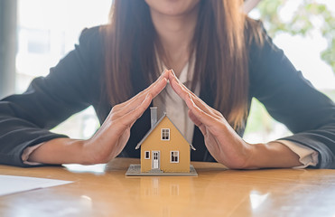 Insurance Home House Life Car Protection Protect Concept.