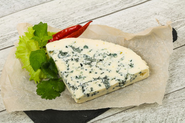 Blue cheese slice