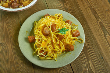 Butternut Squash and Sausage Pasta