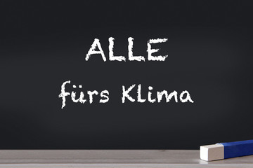 alle fürs klima tafel