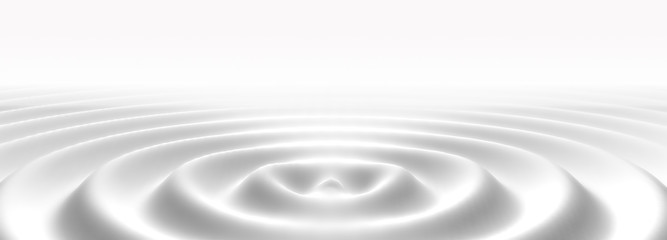 Liquid white ripple or milk cream wave abstract background