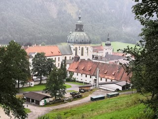 view of church