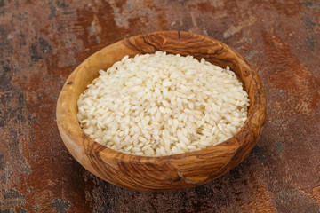 Fototapeta na wymiar Arborio rice for Italian risotto