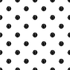 Polka dots seamless pattern. Mosaic of ethnic figures. Patterned texture. Geometric background. Can be used for wallpaper, textile, invitation card, wrapping, web page background.