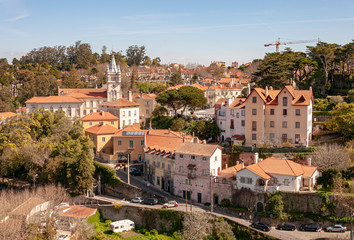 Fototapeta na wymiar Municipal building of Sintra in Portugal