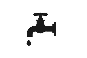 water tap icon vector illustration - obrazy, fototapety, plakaty