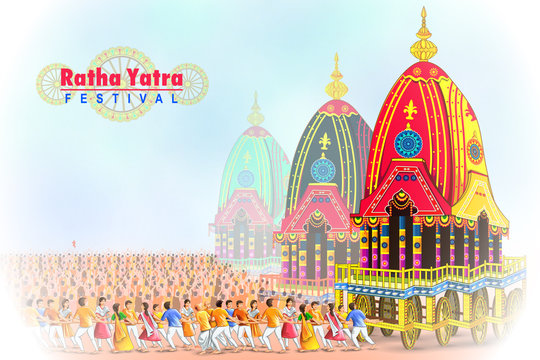 Rathayatra at Puri Jagannath Temple India Greeting Card by Madhusudan  Pattanaik