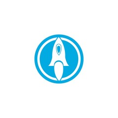 Rocket ilustration logo
