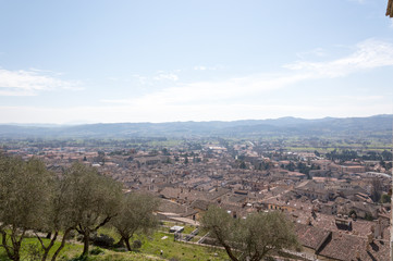 Obraz premium Medieval village of Gubbio