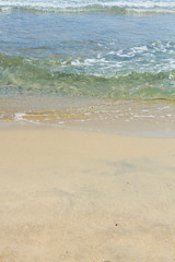 Fototapeta na wymiar beautiful beach waves