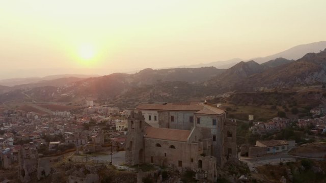 Castello Carafa di Roccella Ionica in Calabria.
