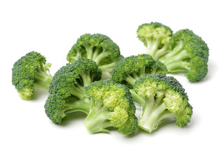 Broccoli vegetable on white background 