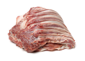 raw lamb meat.