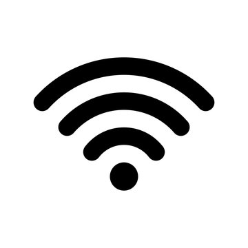 Wifi icon vector. Wireless internet WIFI sign.