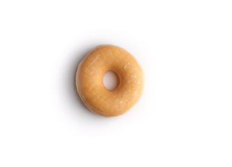 donut on isolated white background