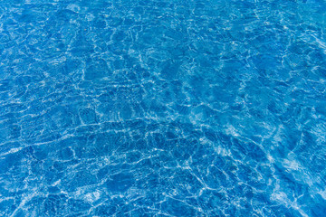 Sea surface texture. Blue water wave photo. Blue sea water mesh