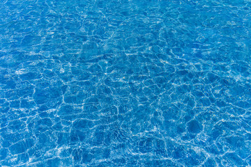 Sea surface texture. Blue water wave photo. Blue sea water mesh