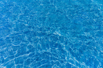 Sea surface texture. Blue water wave photo. Blue sea water mesh