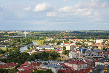 Fototapeta na wymiar Aerial view of Przemysl, Poland