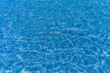 Sea surface texture. Blue water wave photo. Blue sea water mesh