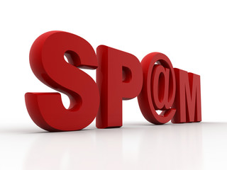 3d illustration Network community concept .e mail sign spam