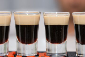 cocktails shooter, shot at wedding reception